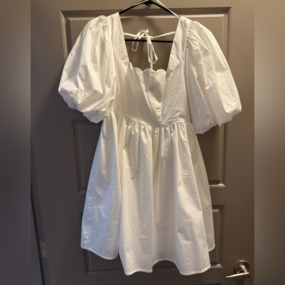 Perfect white mini dress